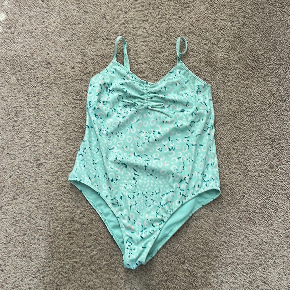 Mint green bathing suit